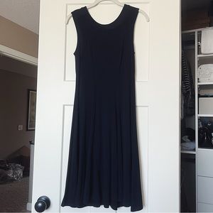Chelsea & Theodore Navy Flared Dress